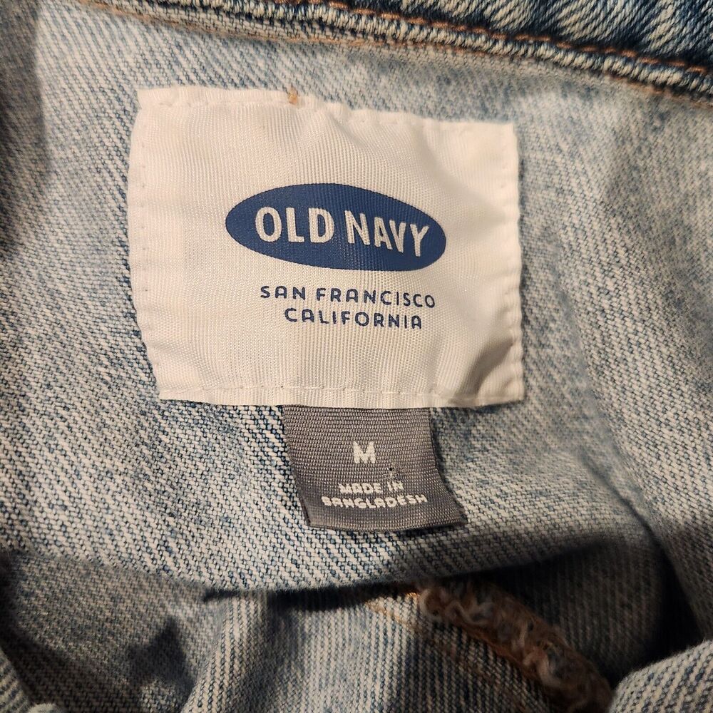 Old Navy Light Blue Denim Jacket Blazer - Picture 5 of 10
